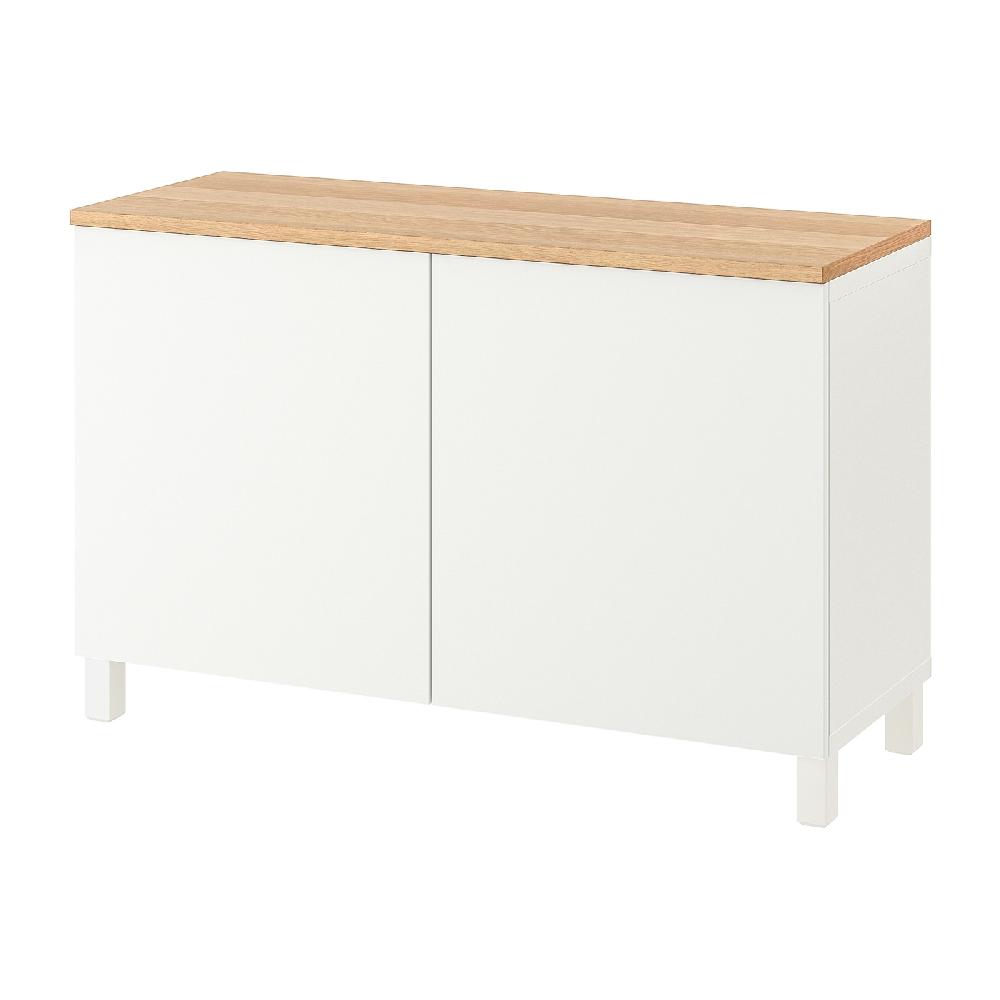 IKEA BESTÅ Mueble salón blanco/Lappviken/Stubbarp blanco 120x42x76 cm