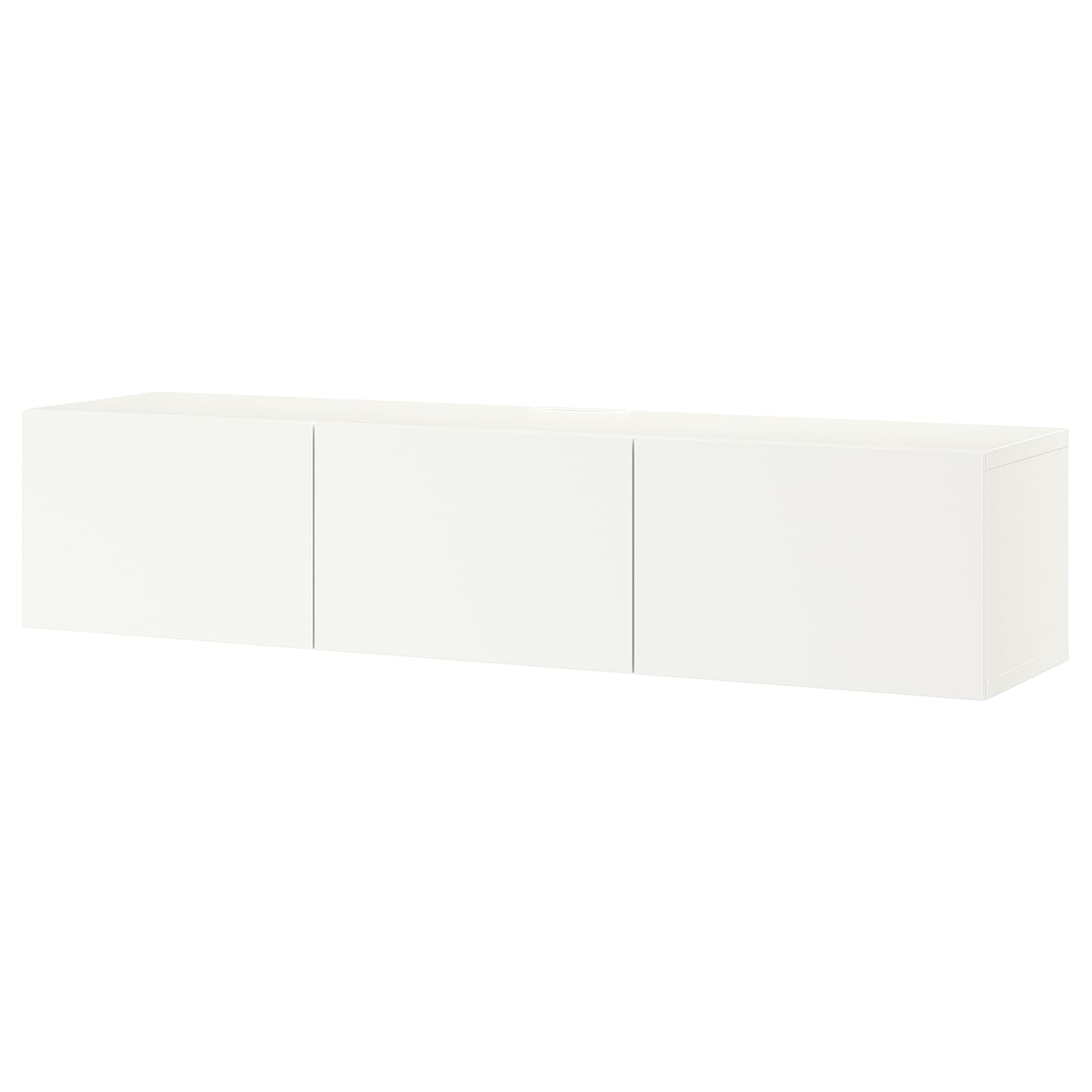 IKEA BESTÅ Mueble TV blanco/Lappviken blanco 180x42x38 cm