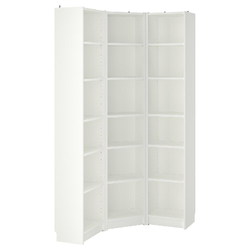 IKEA BILLY Combinación librería módulo esquina blanco 95/95x28x202 cm