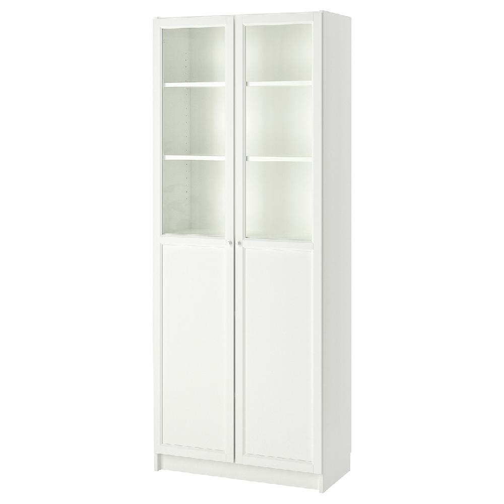 IKEA BILLY Librería con puerta de vidrio blanco 80x41x202 cm