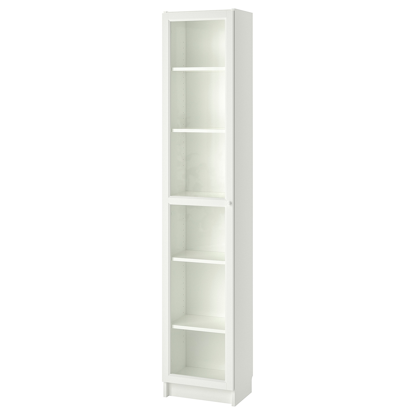 IKEA BILLY / OXBERG Estantería con puerta de vidrio blanco/vidrio 40x30x202 cm