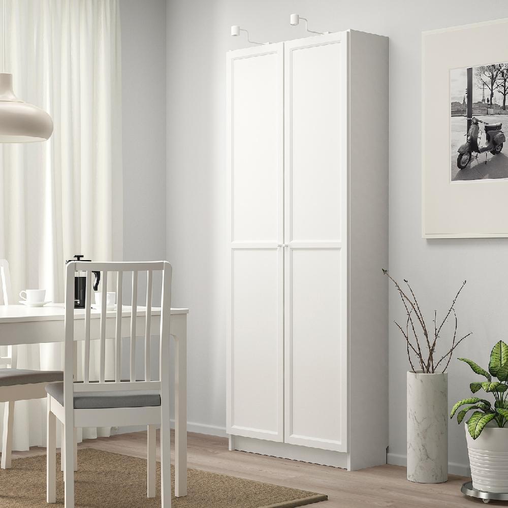 IKEA BILLY / OXBERG Librería Con Puertas Blanco 80x30x202 Cm