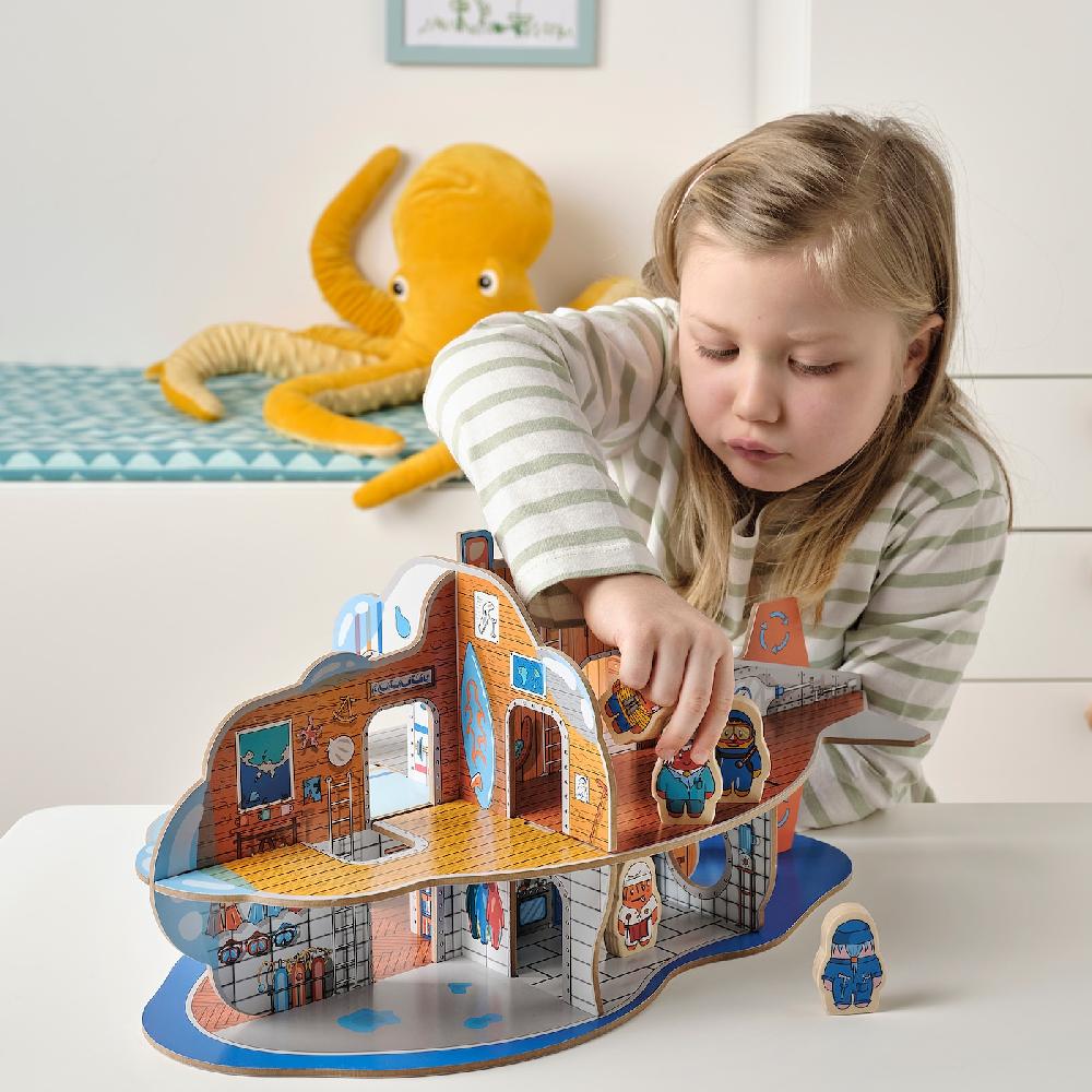 IKEA BLÅVINGAD Conjunto 11 Piezas Submarino Juego Multicolor