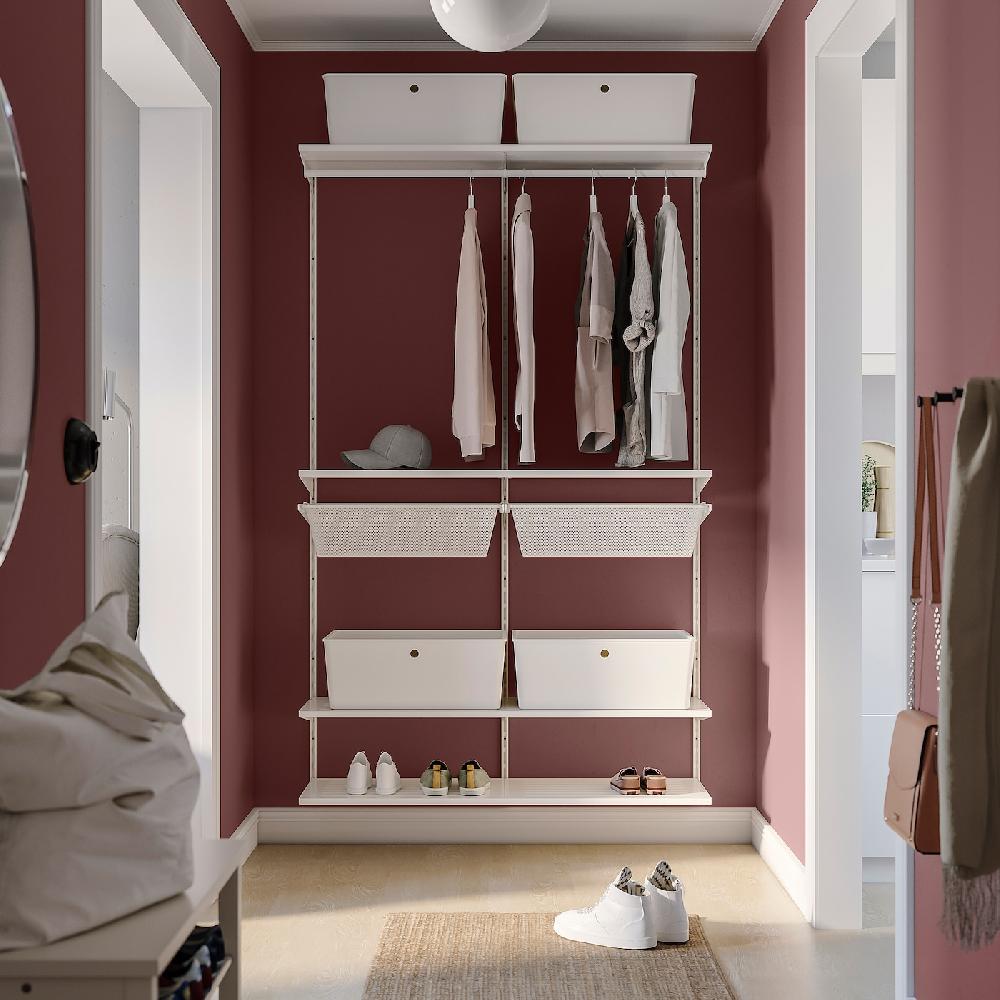 IKEA BOAXEL Combinación Armario Blanco 125x40x201 Cm