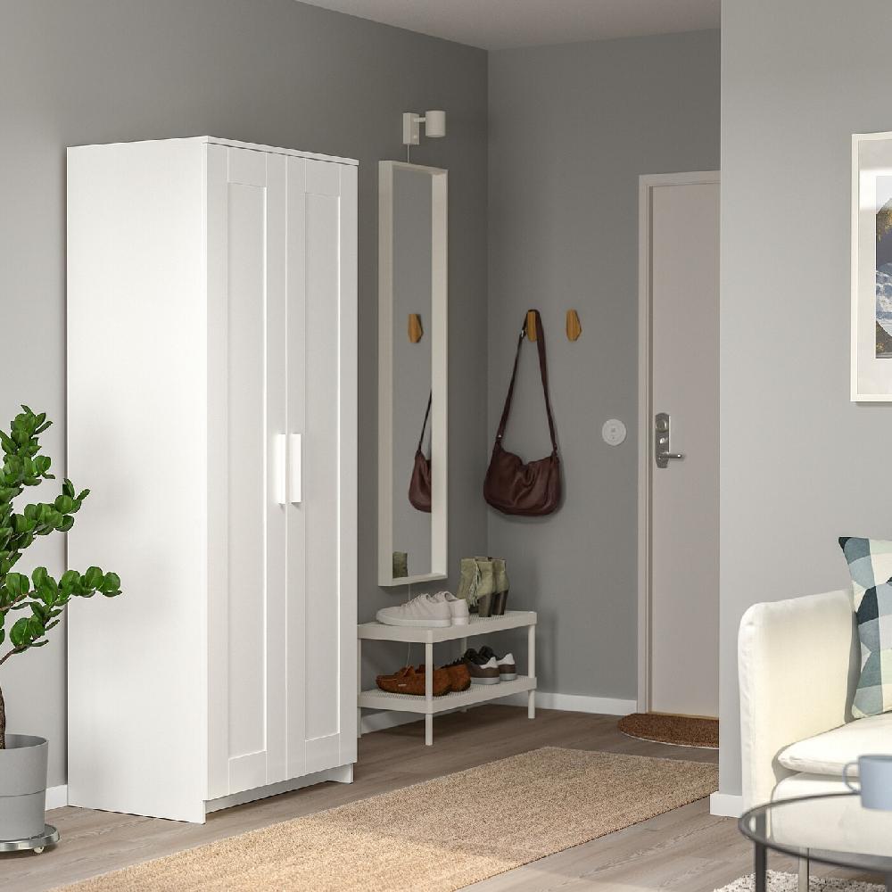 IKEA BRIMNES Armario Con 2 Puertas Blanco 78x190 Cm