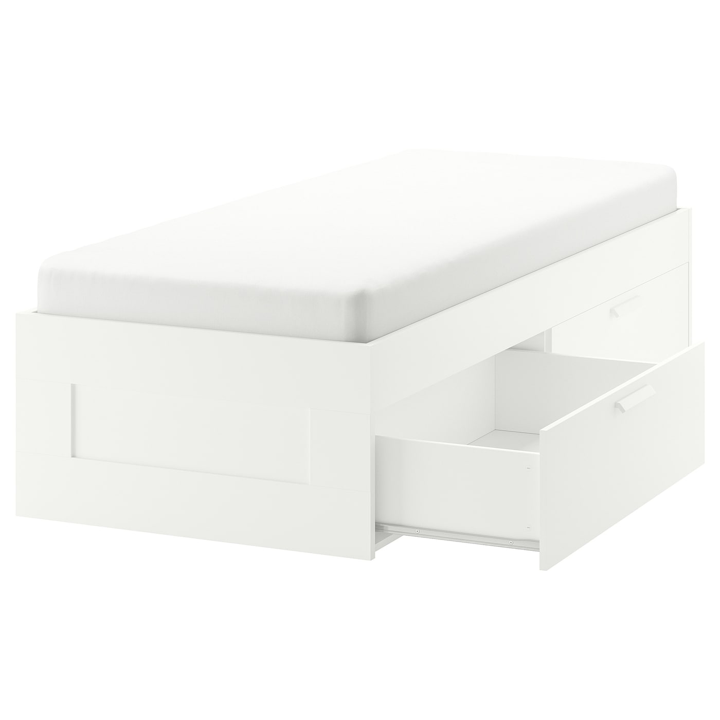 IKEA BRIMNES Estructura de cama con almacenaje blanco 90x200 cm