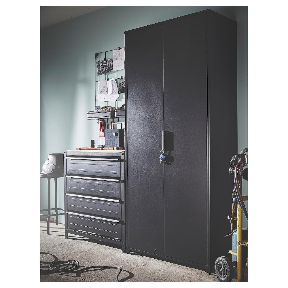 IKEA BROR Estantería Armario/cajn Negro 170x40x191 Cm