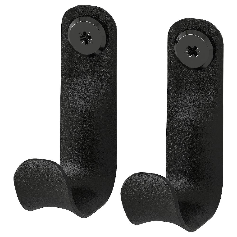 IKEA BROR Gancho para poste negro 7x5x3 cm 2 unidad
