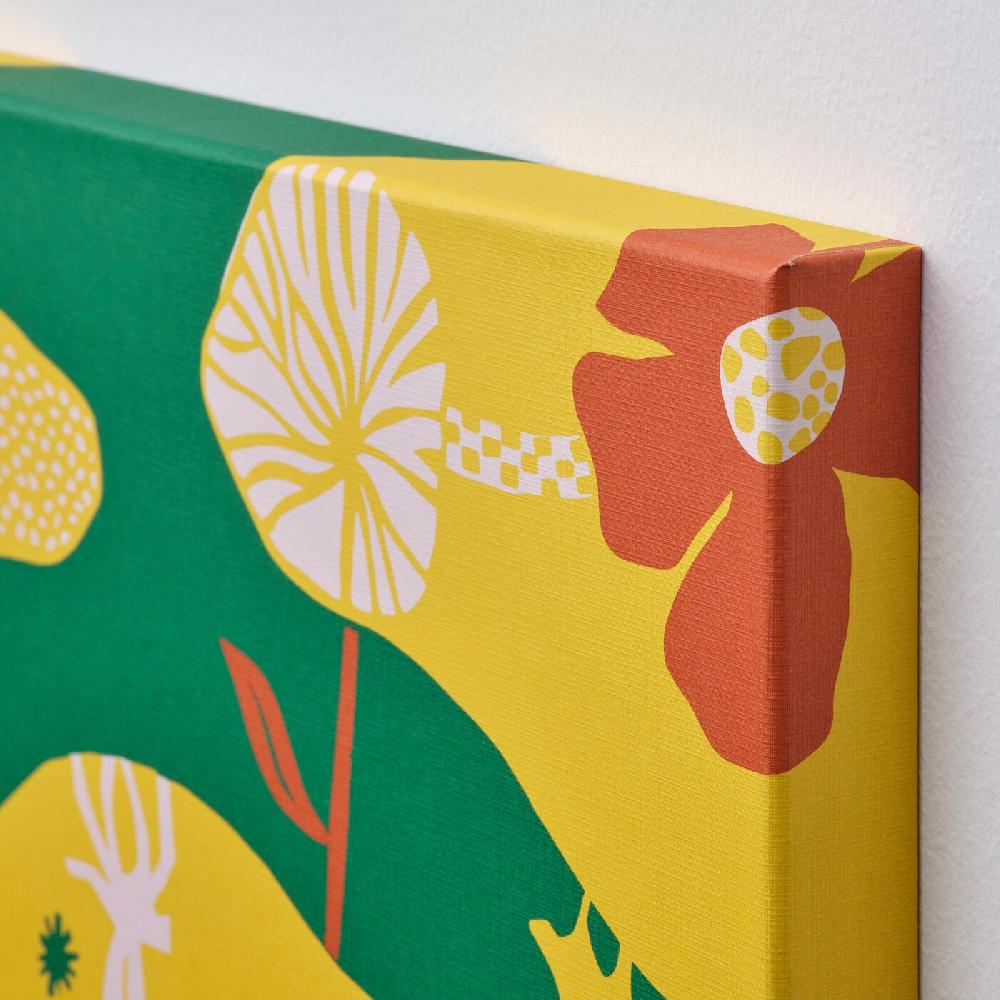 IKEA COLORADOGRAN Cuadro Juego De 3 Aventuras Coloridas