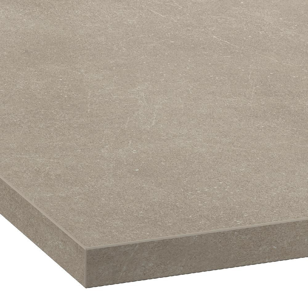 IKEA EKBACKEN Encimera Beige Grisáceo Efecto Piedra/laminado 186x2.8 Cm