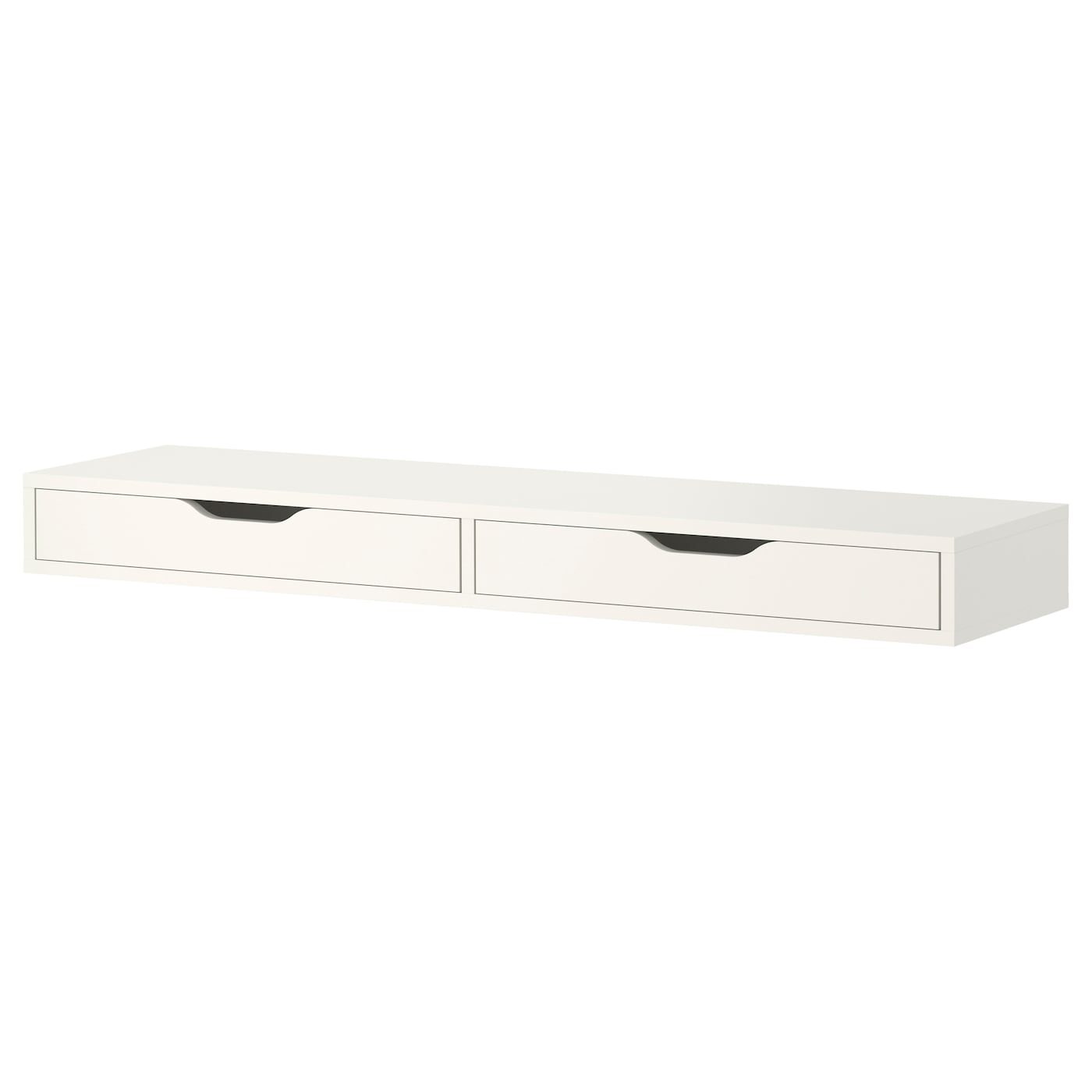 IKEA EKBY ALEX Estante con cajones blanco 119x29 cm