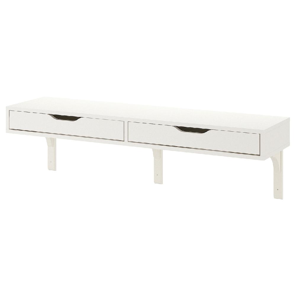 IKEA EKBY ALEX / RAMSHULT Estante blanco/blanco 119x29 cm