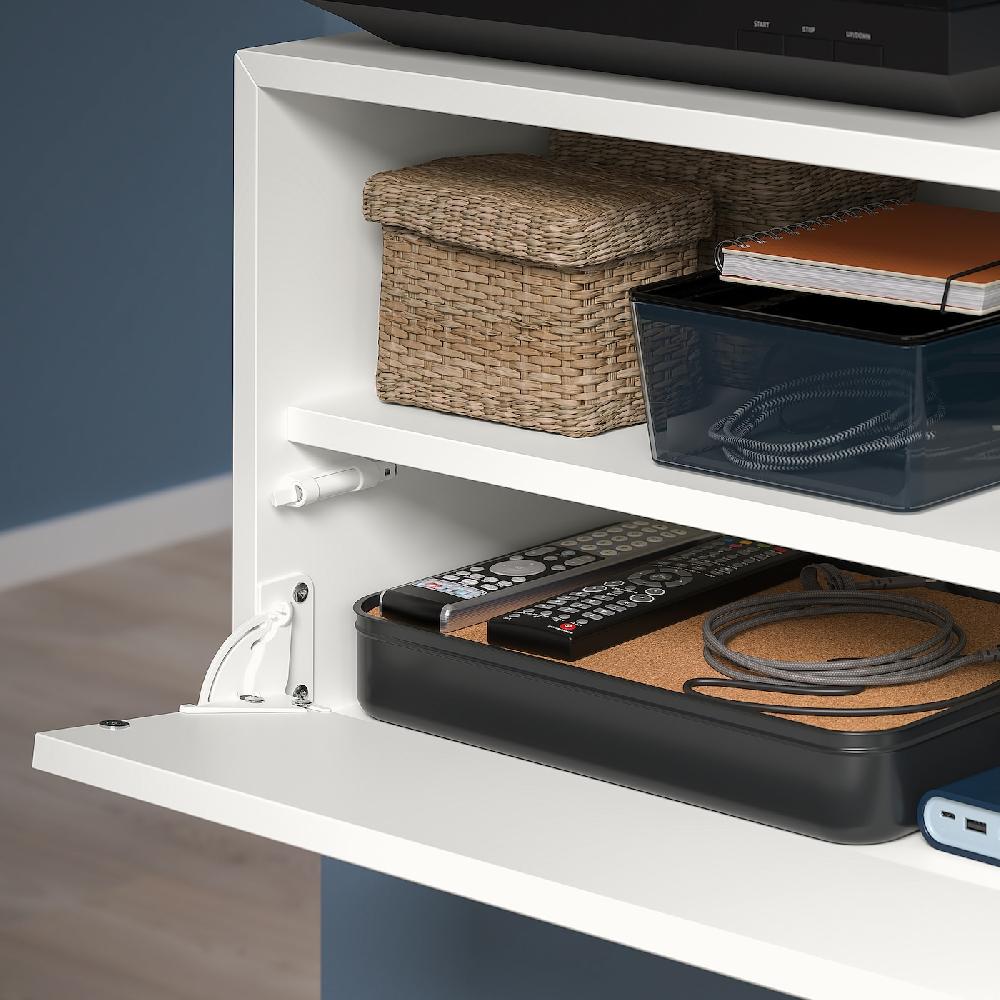 IKEA EKET Combinación Almacenaje Audio/vídeo Blanco 210x35x35 Cm