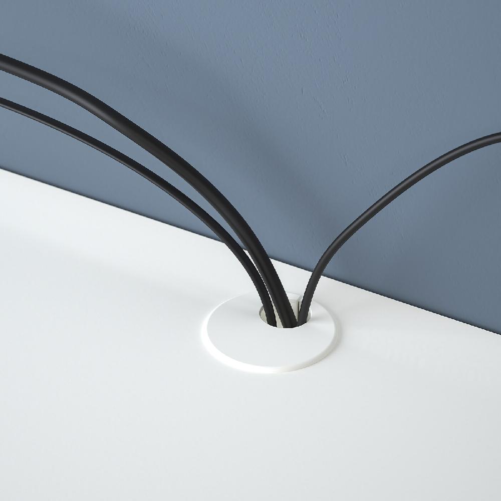 IKEA EKET Combinación Almacenaje Audio/vídeo Blanco/con Puertas 280x35x35 Cm