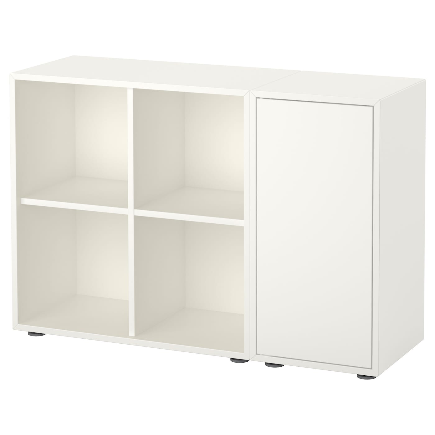 IKEA EKET Combinación de almacenaje con patas blanco 105x35x72 cm