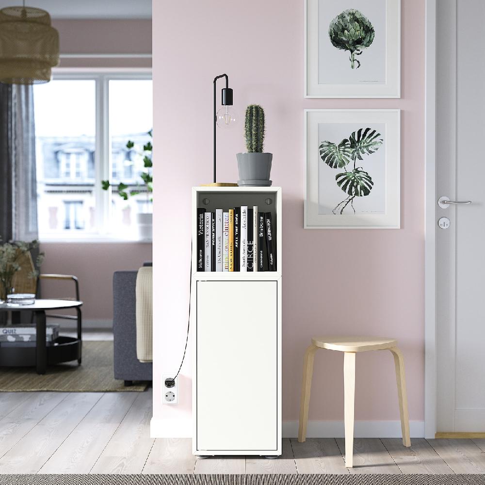 IKEA EKET Combinación De Almacenaje Con Patas Blanco 35x35x107 Cm