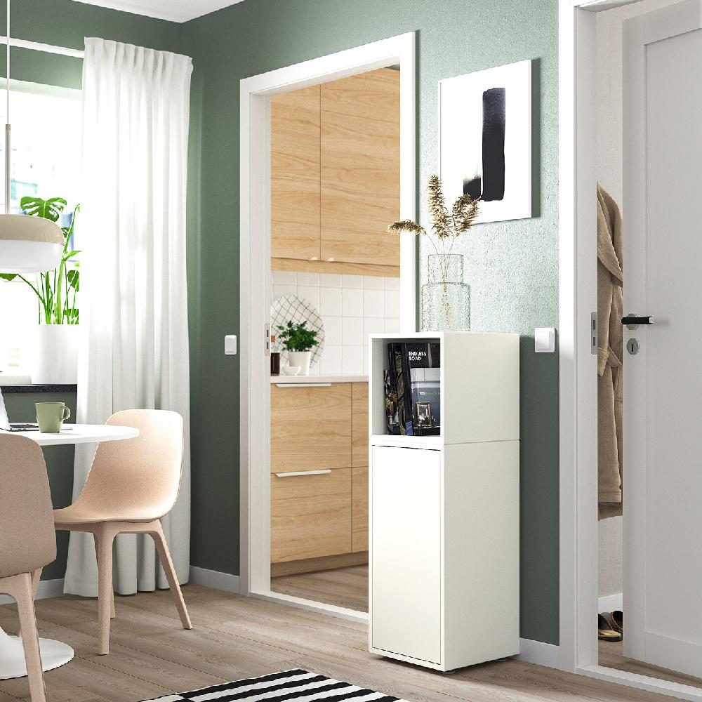 IKEA EKET Combinación De Almacenaje Con Patas Blanco 35x35x107 Cm
