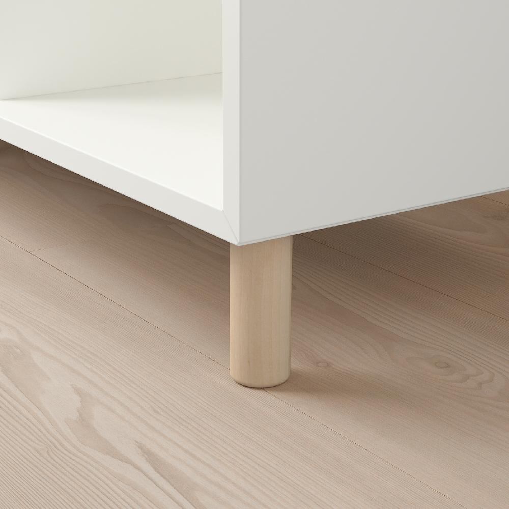 IKEA EKET Combinación De Almacenaje Con Patas Blanco/madera 140x35x80 Cm