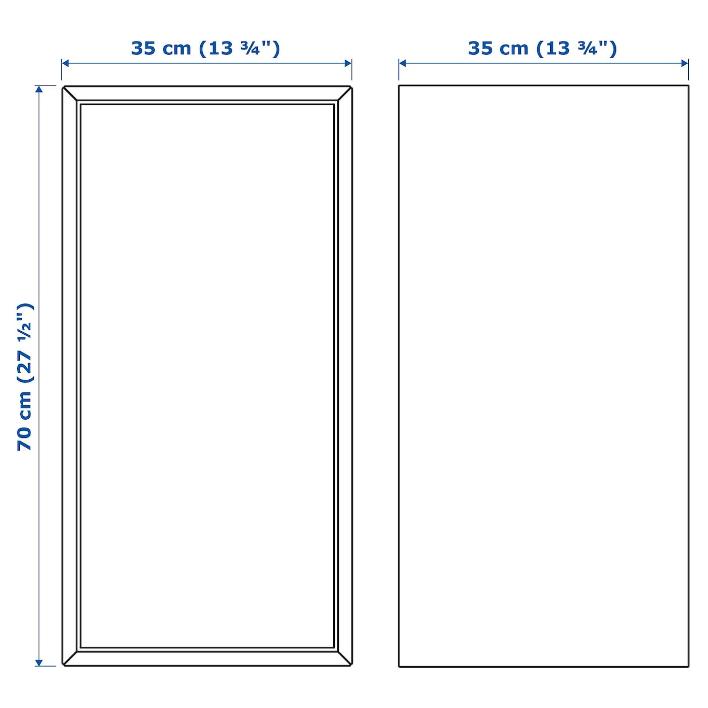 IKEA EKET Mueble De Almacenaje Con Puerta Blanco 35x35x70 Cm