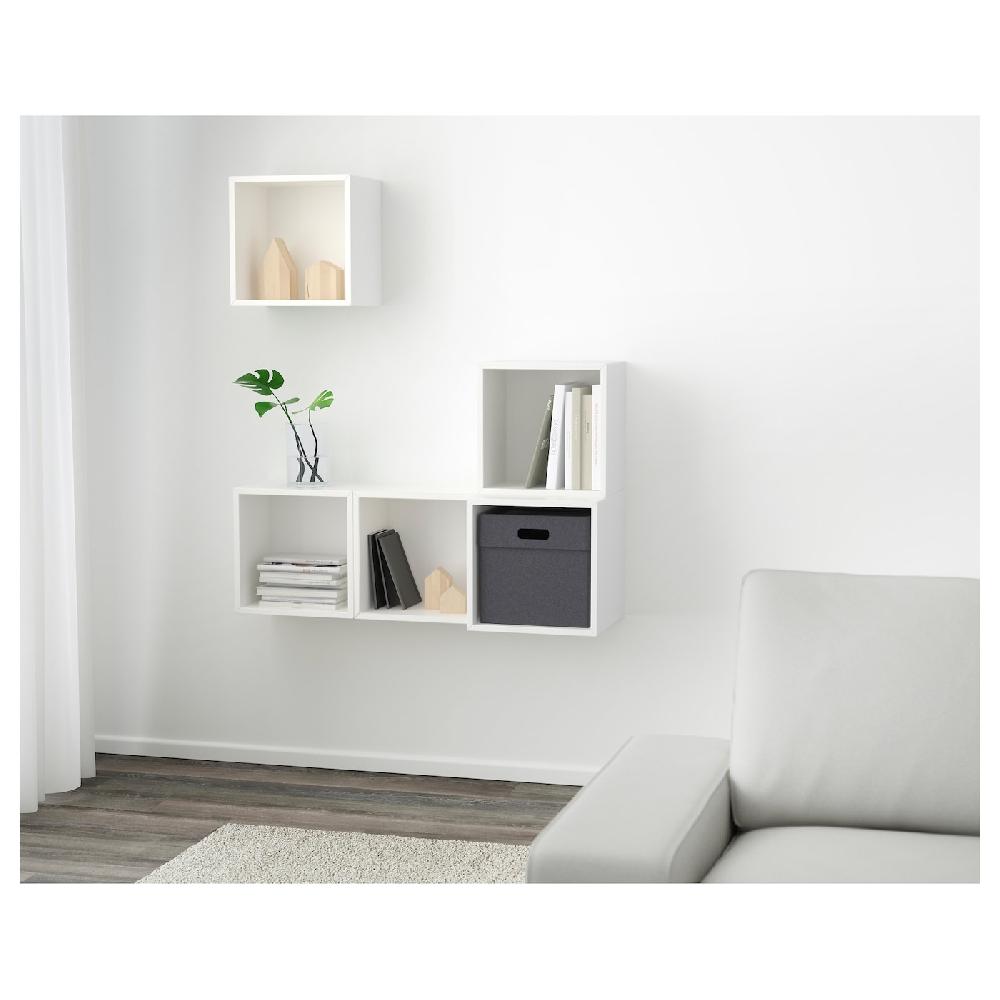 IKEA EKET Mueble De Almacenaje Con Riel Blanco 105x35x120 Cm