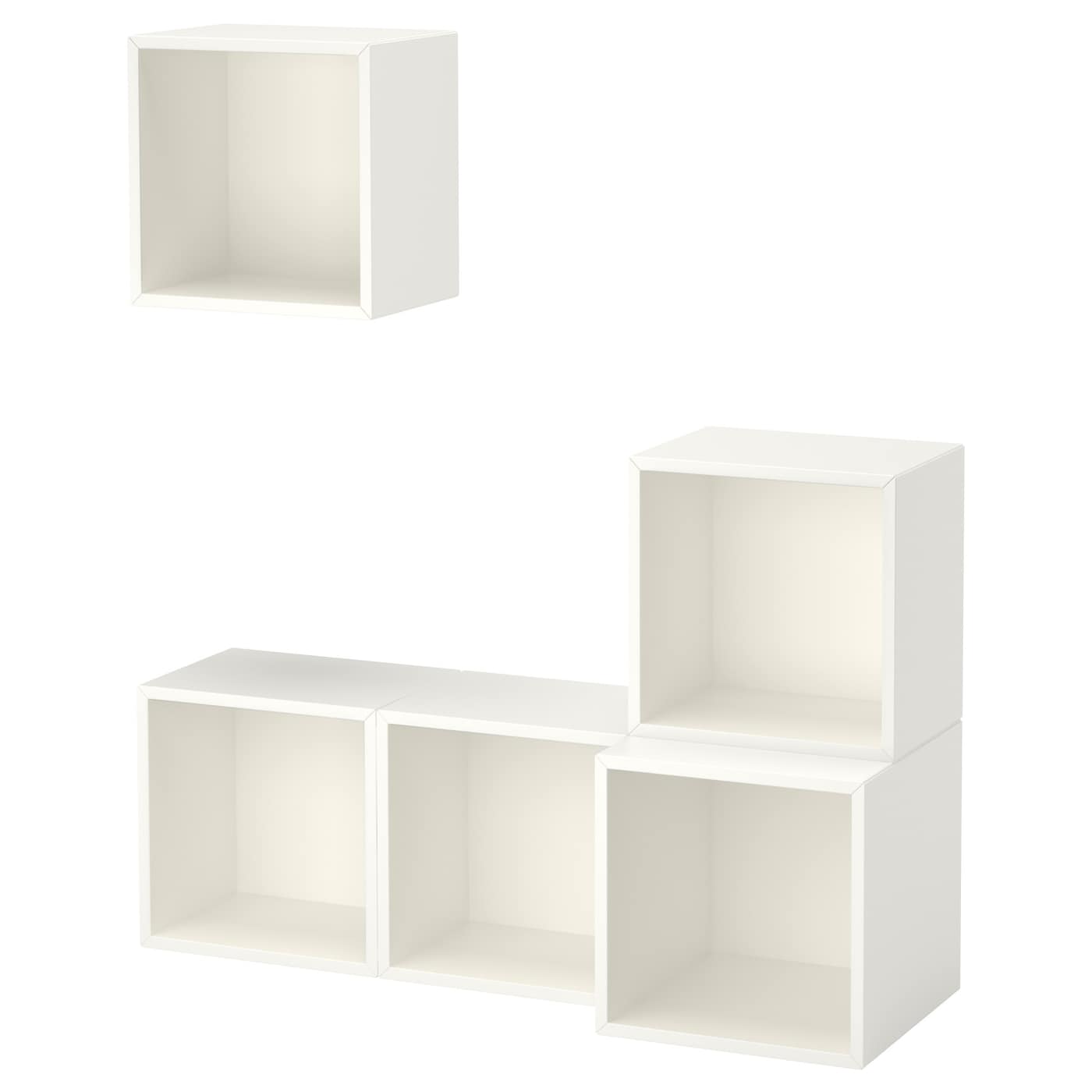 IKEA EKET Mueble de almacenaje con riel blanco 105x35x120 cm
