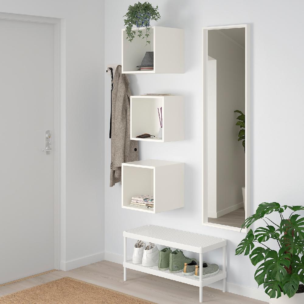 IKEA EKET Mueble De Almacenaje Con Riel Blanco 105x35x70 Cm