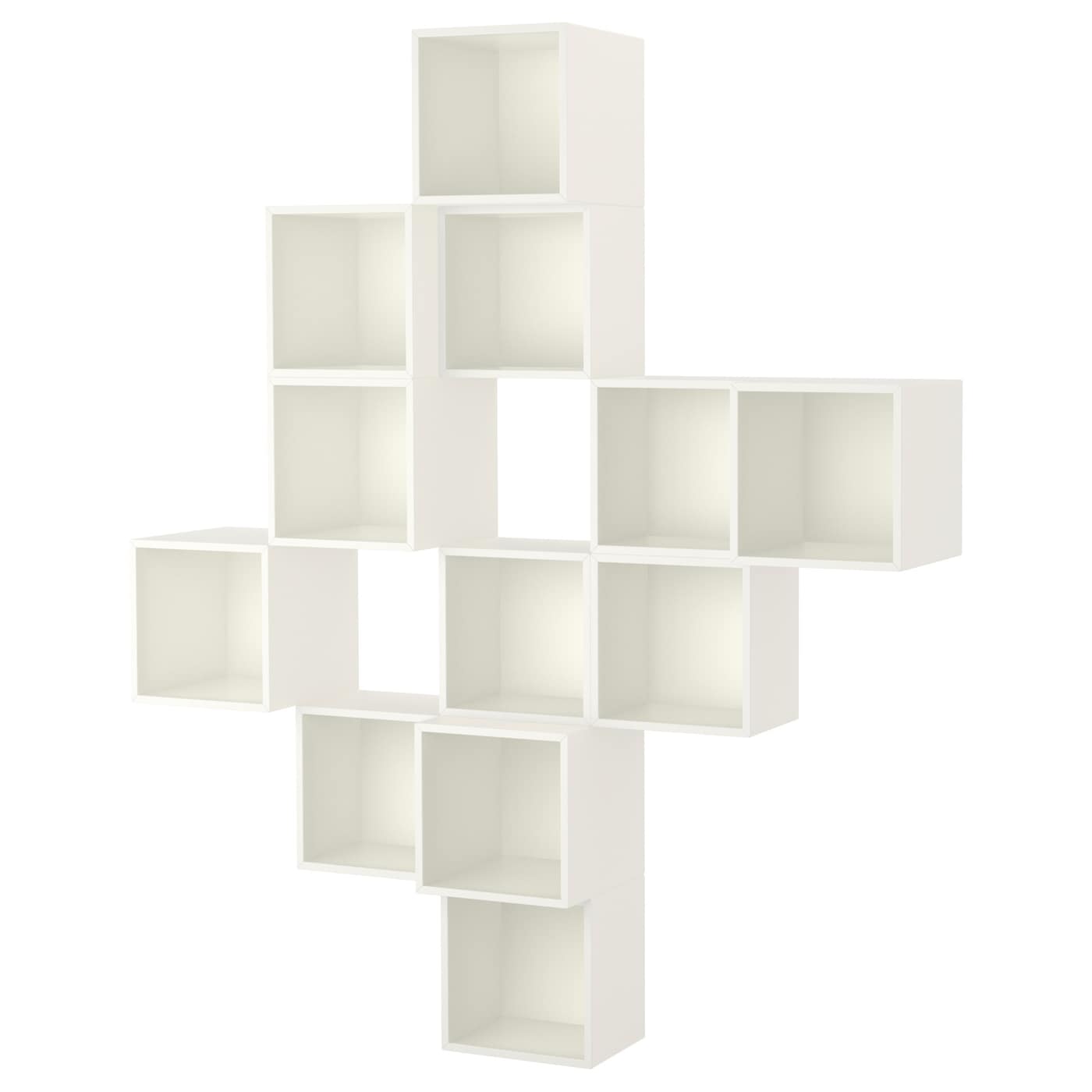 IKEA EKET Mueble de almacenaje con riel blanco 175x35x210 cm