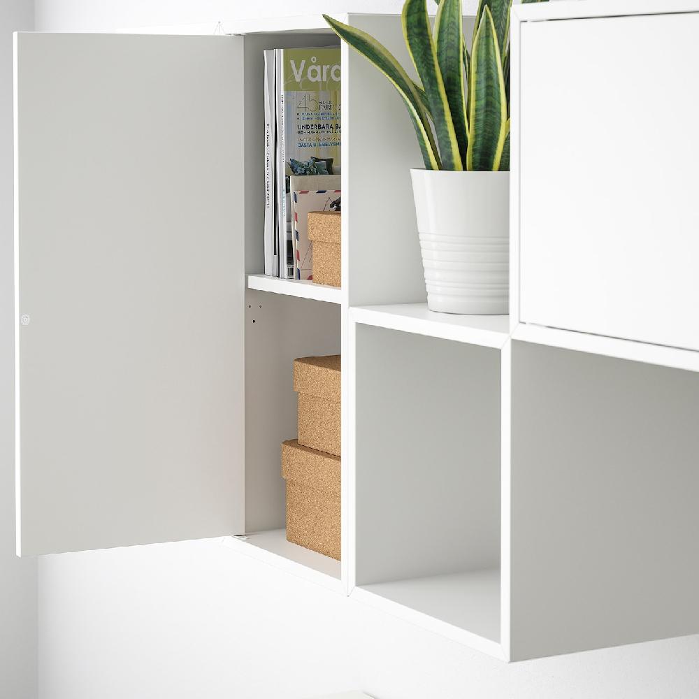 IKEA EKET Mueble De Almacenaje Con Riel Blanco 175x35x70 Cm