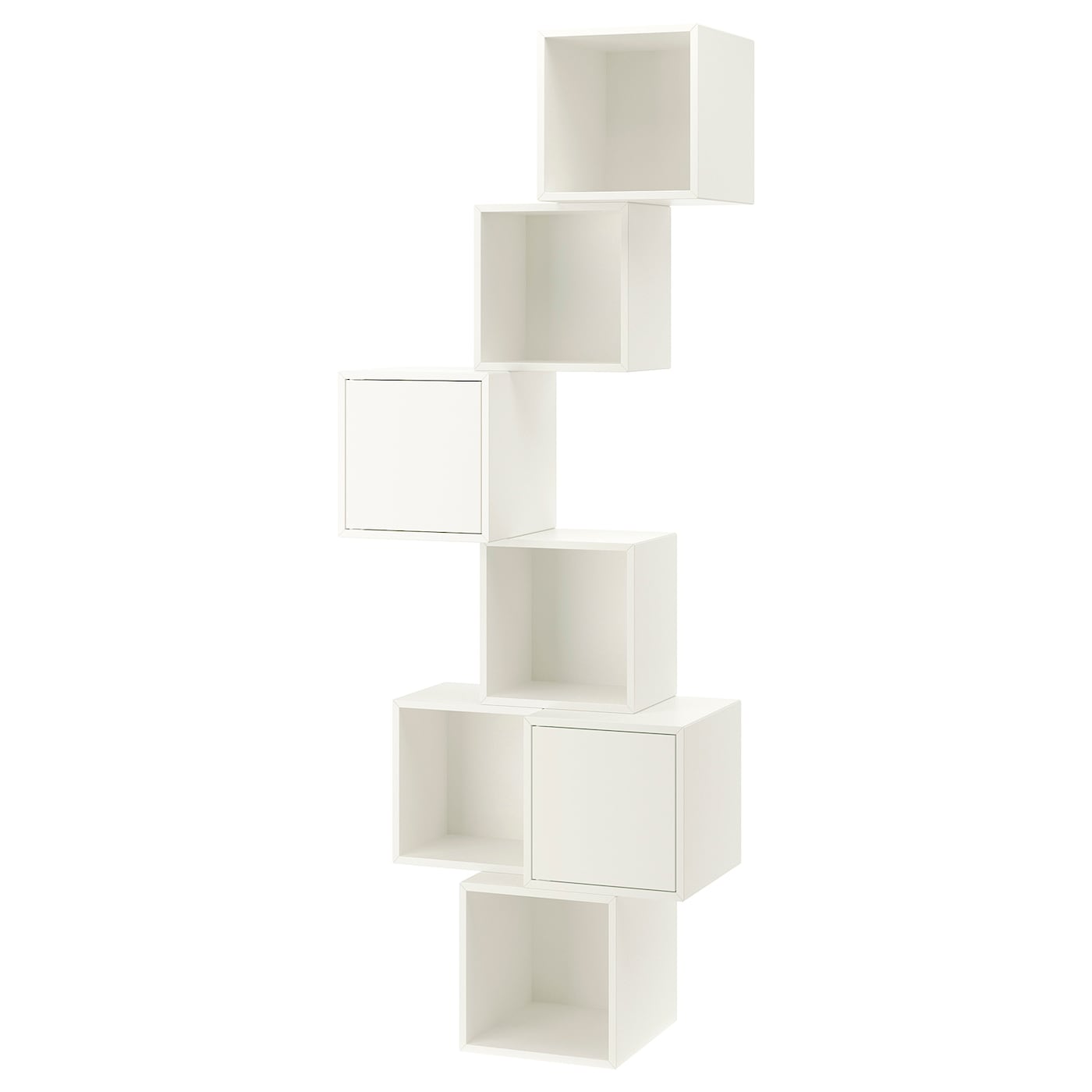 IKEA EKET Mueble de almacenaje con riel blanco 80x35x210 cm