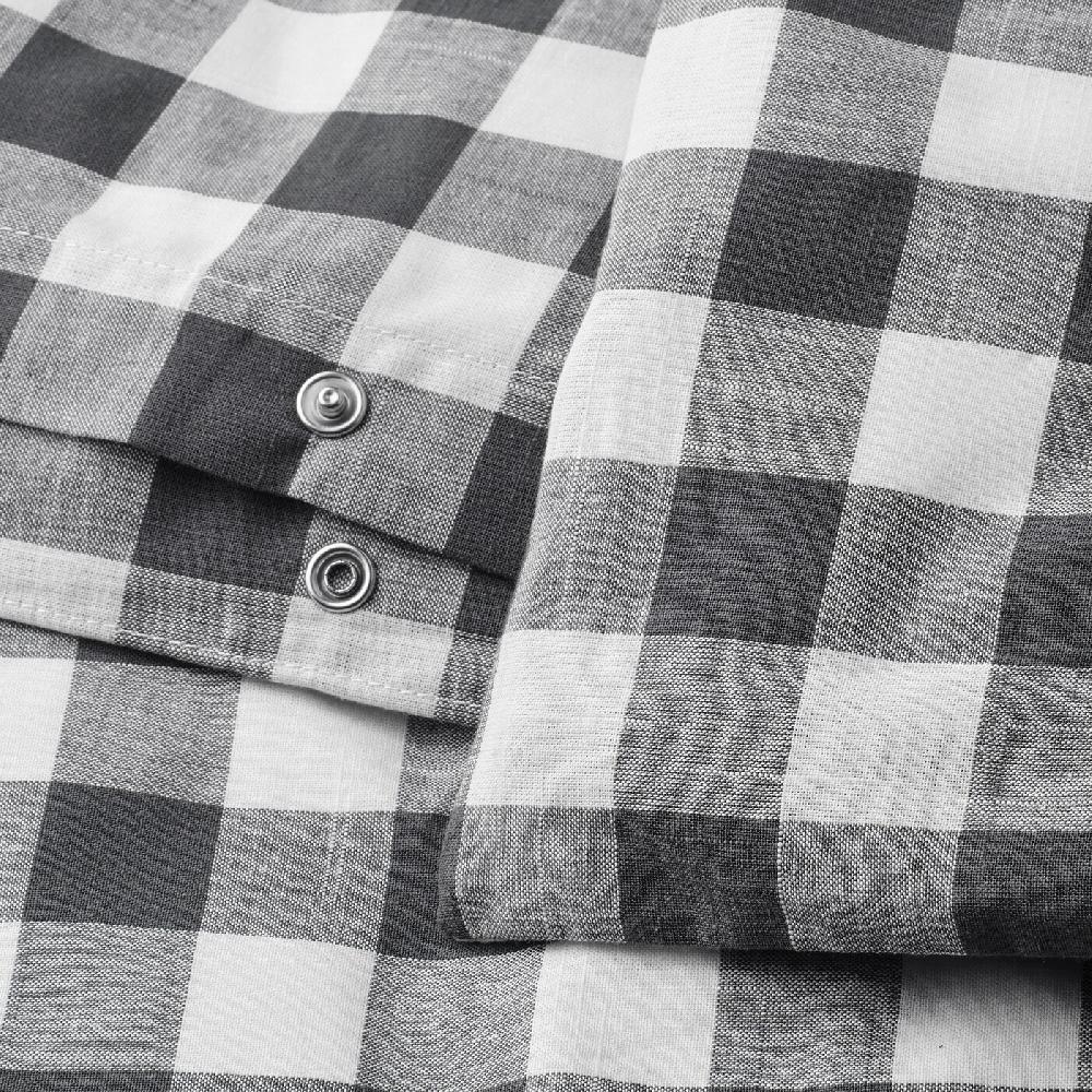 IKEA EKTANDVINGE Funda Nórdica Y 2 Fundas Almohada Antracita Blanco/a Cuadros 240x220/50x60 Cm