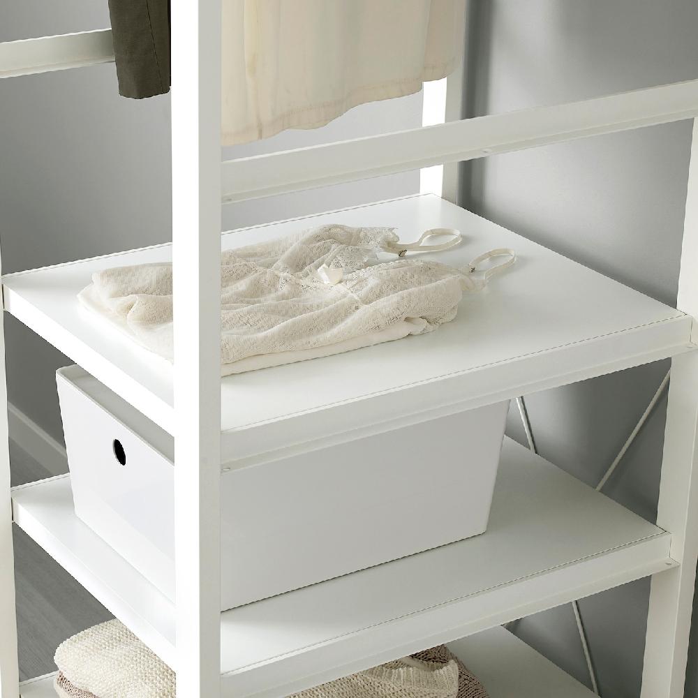 IKEA ELVARLI Combinación Armario Blanco 44x55x216 Cm