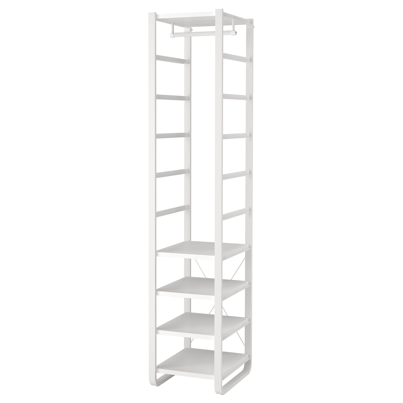IKEA ELVARLI Combinación armario blanco 44x55x216 cm