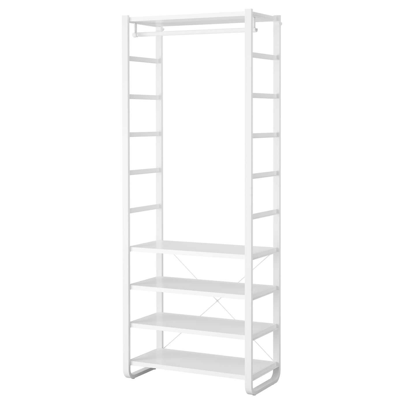 IKEA ELVARLI Combinación armario blanco 84x40x216 cm