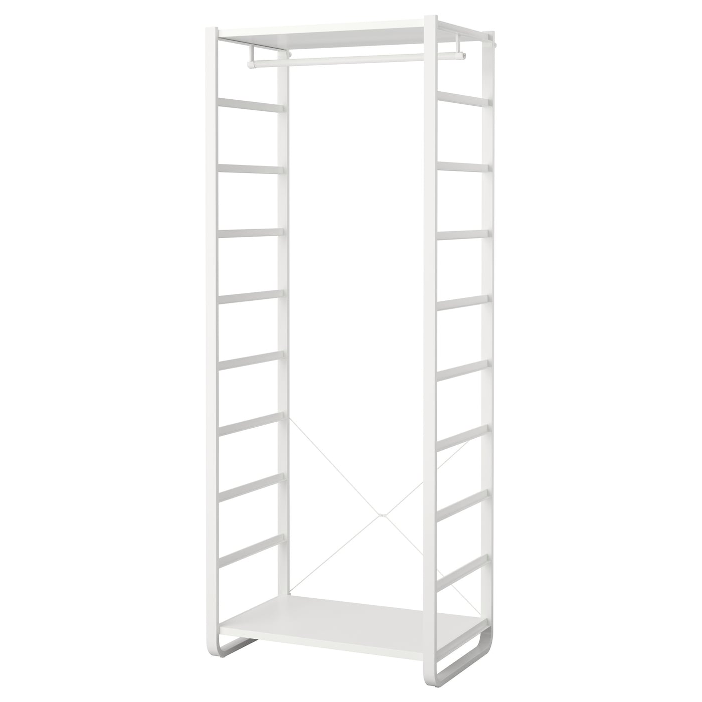 IKEA ELVARLI Combinación armario blanco 84x55x216 cm