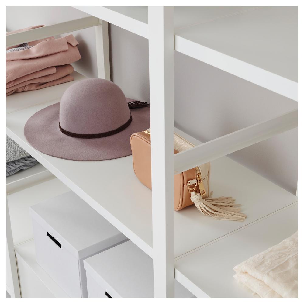 IKEA ELVARLI Combinación De Almacenaje Abierta Blanco 245x40x216 Cm