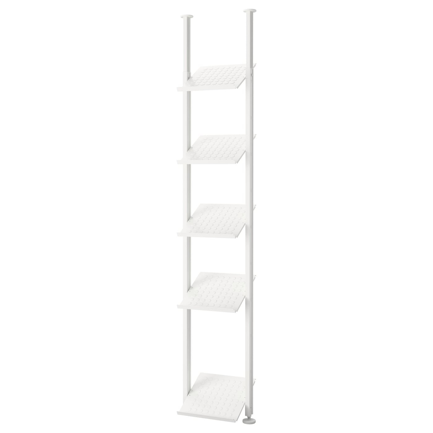 IKEA ELVARLI Combinación de almacenaje abierta blanco 52x36x222-350 cm