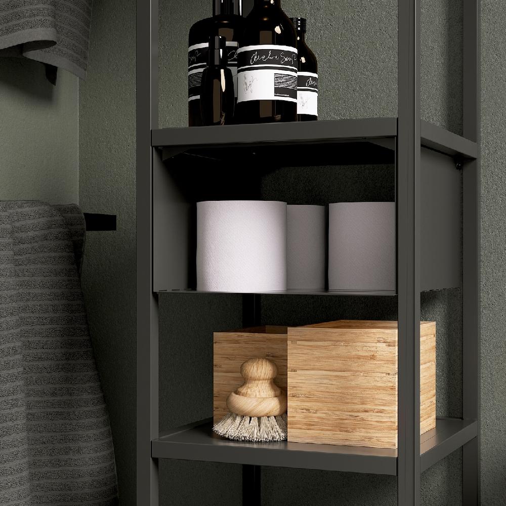 IKEA ENHET Accesorio Balda Colgante Antracita 26x28x15 Cm