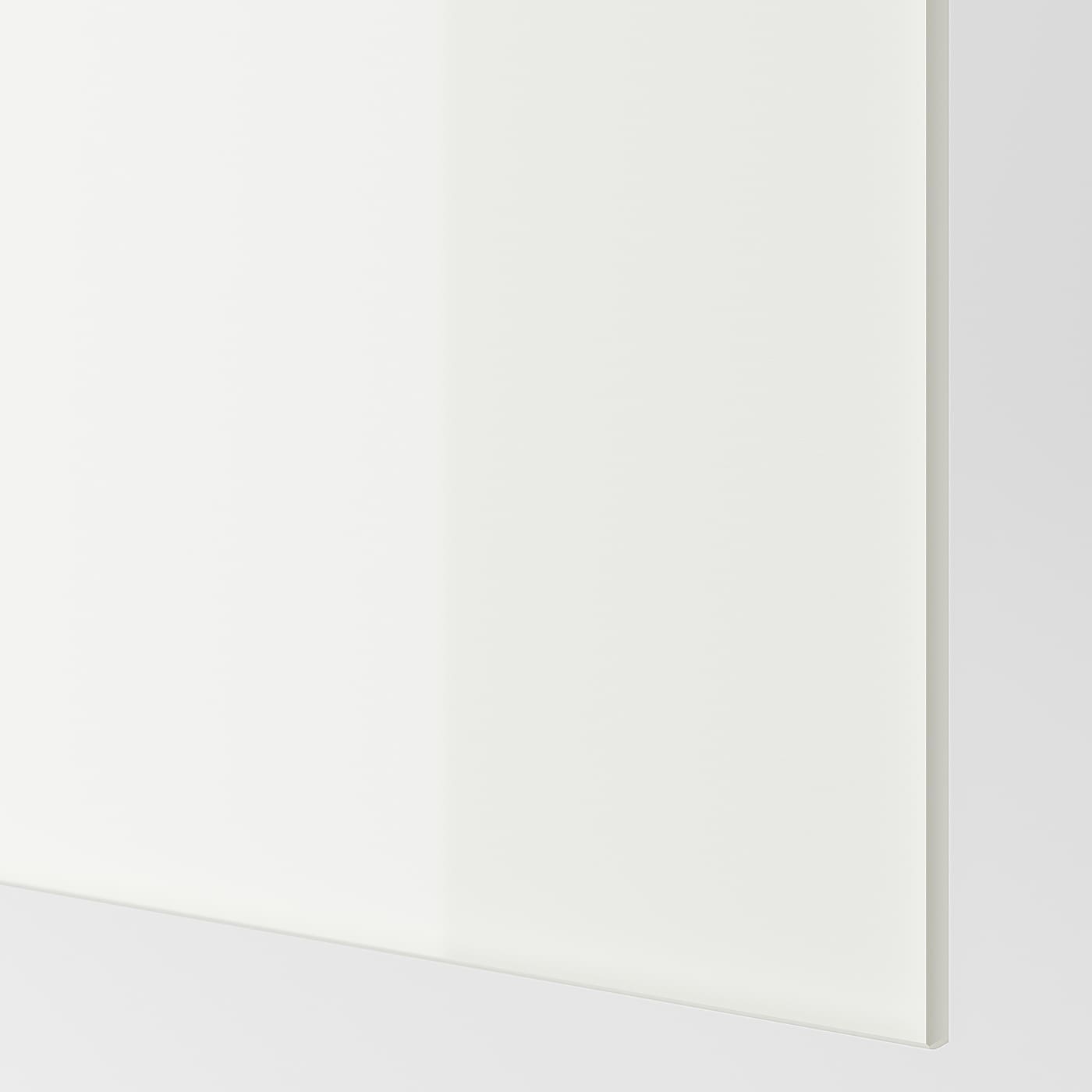 IKEA FÄRVIK Paneles Estructura Puerta Corredera Vidrio Blanco 75x236 Cm