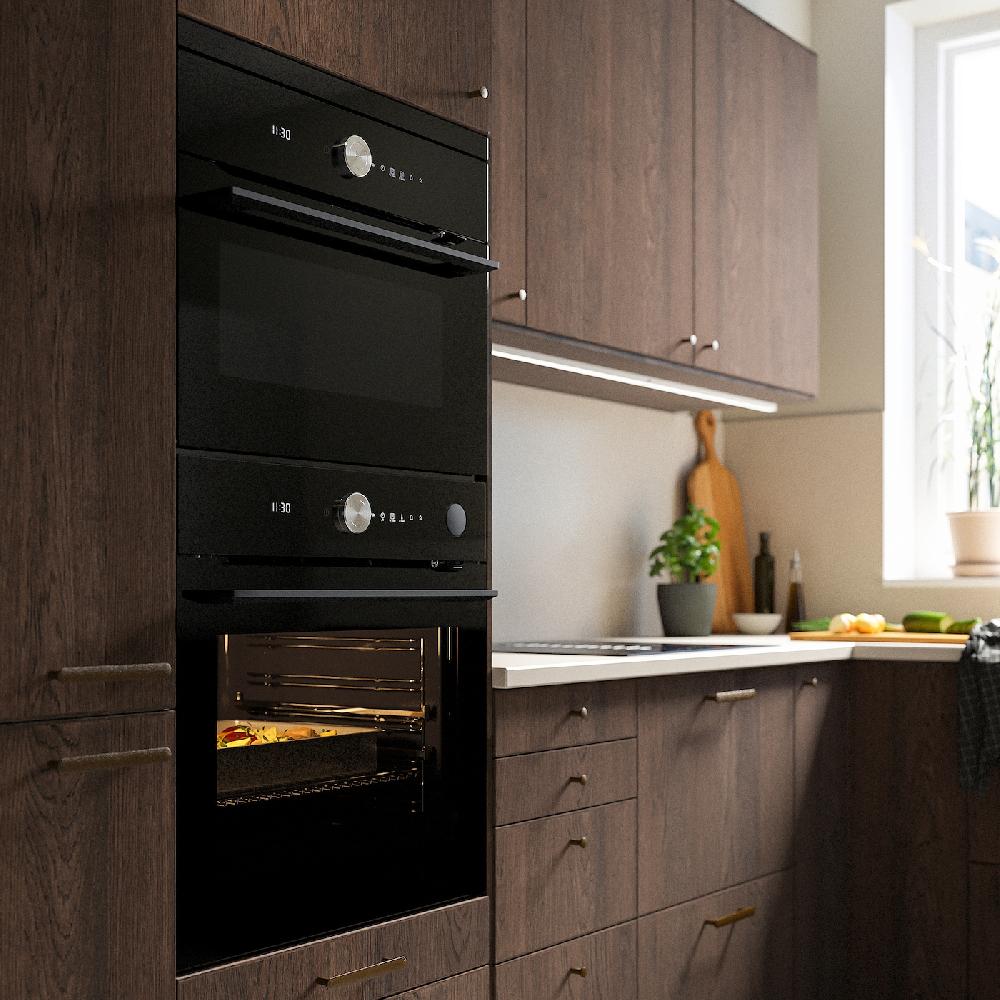 IKEA FINSMAKARE Horno Aire Forzado Vapor Pirolítico IKEA 700 Negro
