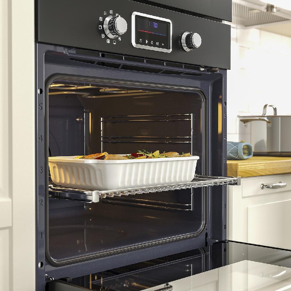 IKEA FORNEBY Horno Aire Forzado Y Vapor Directo IKEA 500 Negro