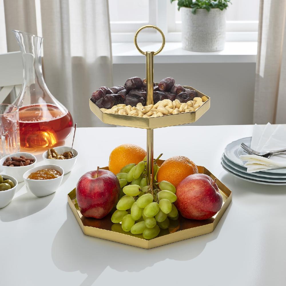 IKEA GOKVÄLLÅ Bandejas Servir 2 Alturas 27x27x32 Cm