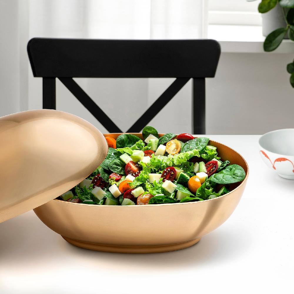 IKEA GOKVÄLLÅ Cuenco Para Servir Con Tapa 32x19x20 Cm