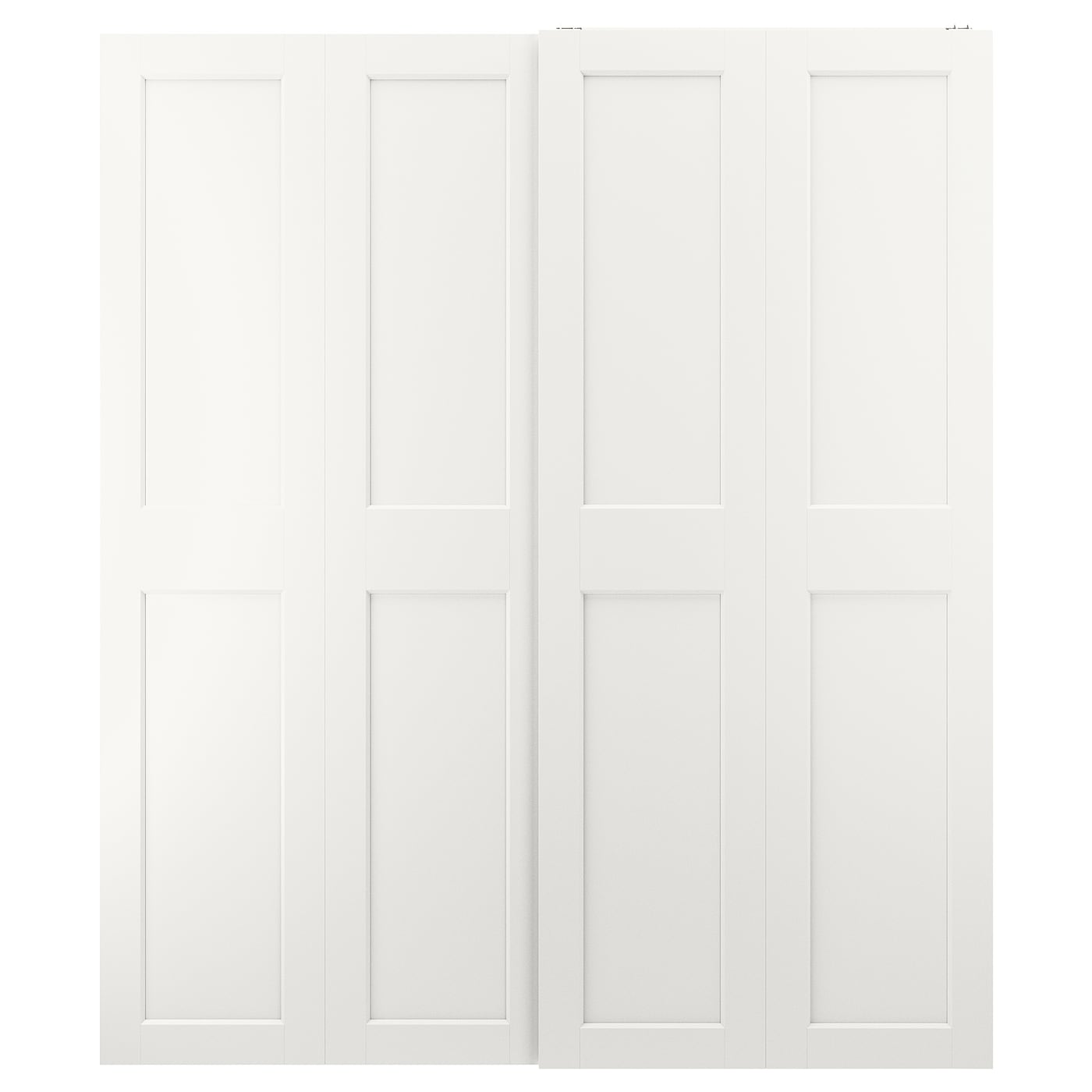 IKEA GRIMO 2 unidades puertas correderas blanco 200x236 cm