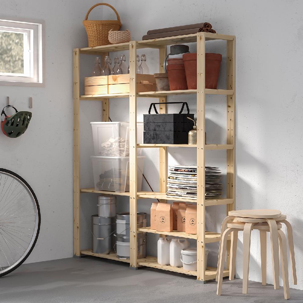 IKEA HEJNE 2 Secciones Con Tapones/madera Conífera 154x31x172 Cm