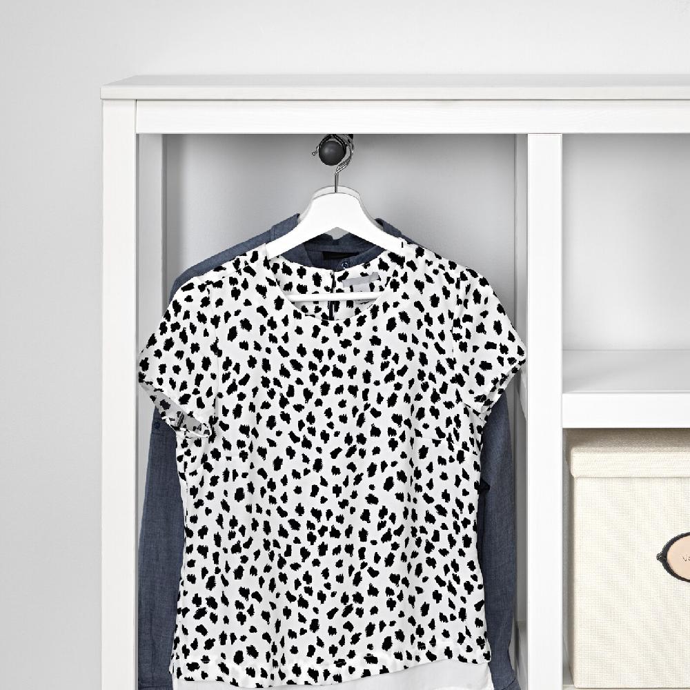 IKEA HEMNES Armario Abierto Tinte Blanco 99x37x130 Cm