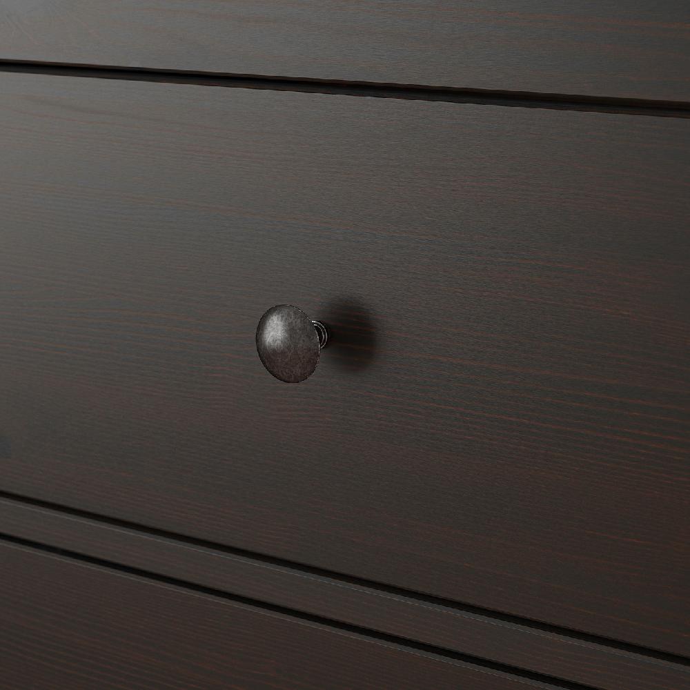 IKEA HEMNES Cómoda De 2 Cajones Negro-marrón 54x66 Cm