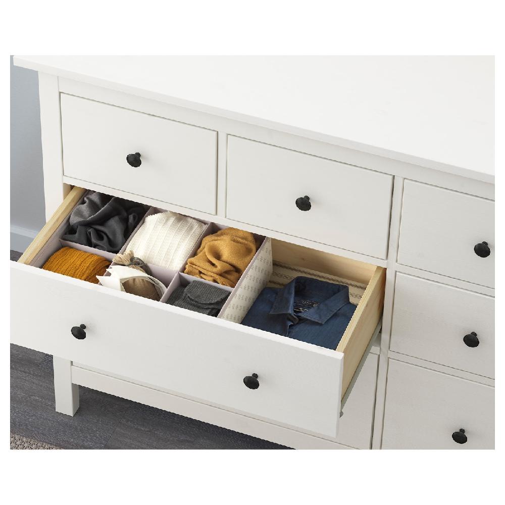 IKEA HEMNES Cómoda De 8 Cajones Tinte Blanco 160x96 Cm
