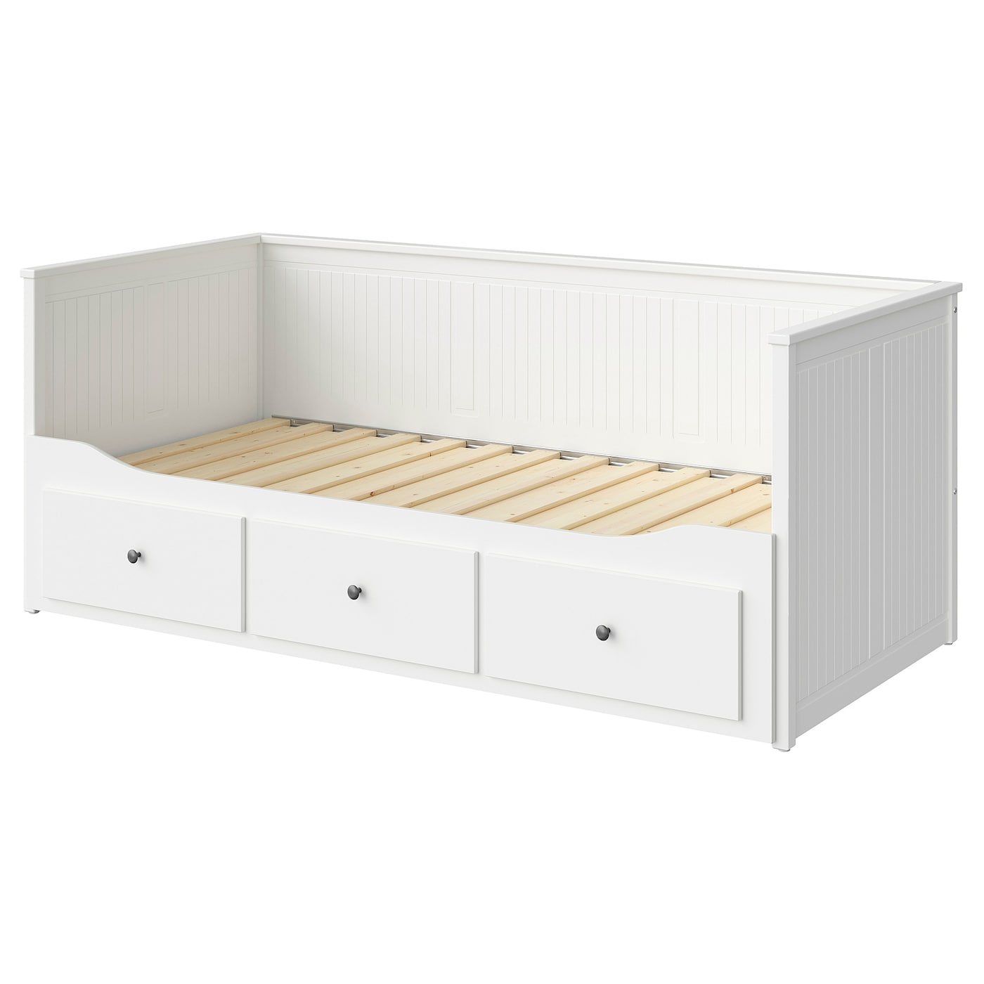 IKEA HEMNES Estructura diván con 3 cajones blanco 80x200 cm