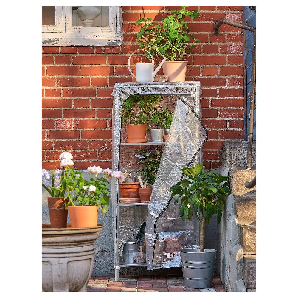 IKEA HYLLIS Estantería Con Funda Transparente 60x27x140 Cm