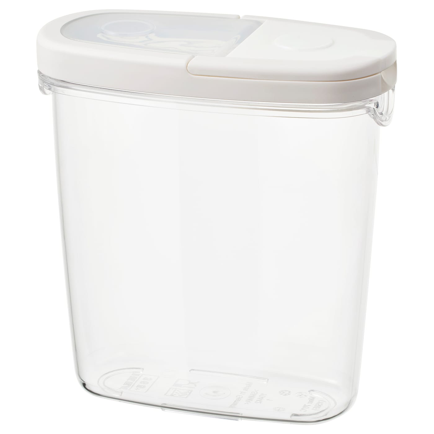 IKEA IKEA 365+ Bote con tapa transparente/blanco 1.3 l